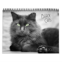 Calendário de Gato Preto