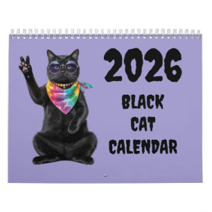 Calendário de Gato Preto