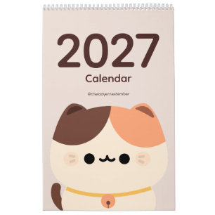 Calendário de Gatos 2027