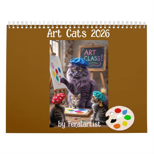Calendário de Gatos Artísticos (Capa)
