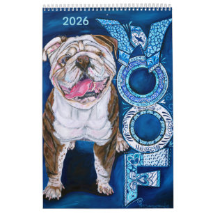 Calendário de Gatos e Cachorros 2026
