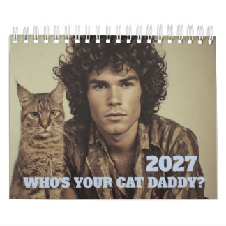 CALENDÁRIO DE GATOS E HOMENS SENSUAIS 2027