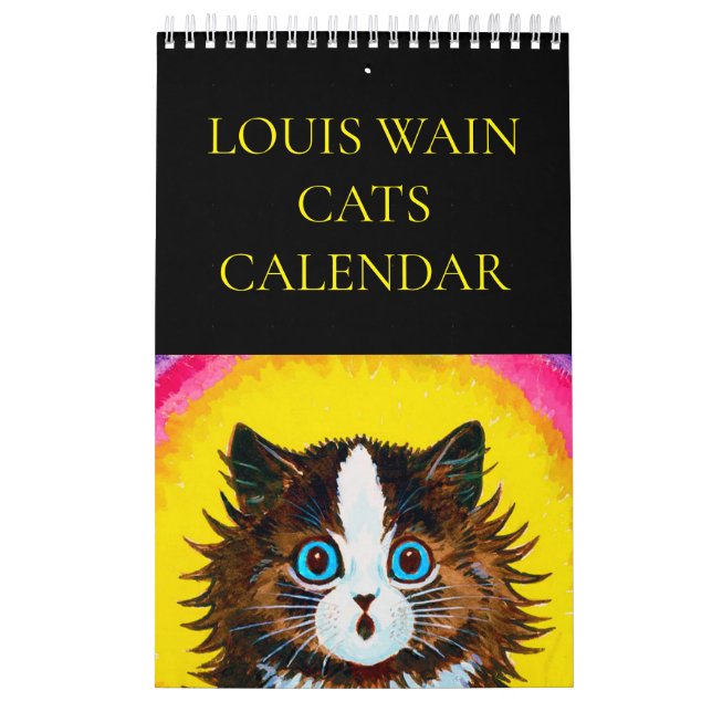 Calendário de Gatos Louis Wain (Capa)