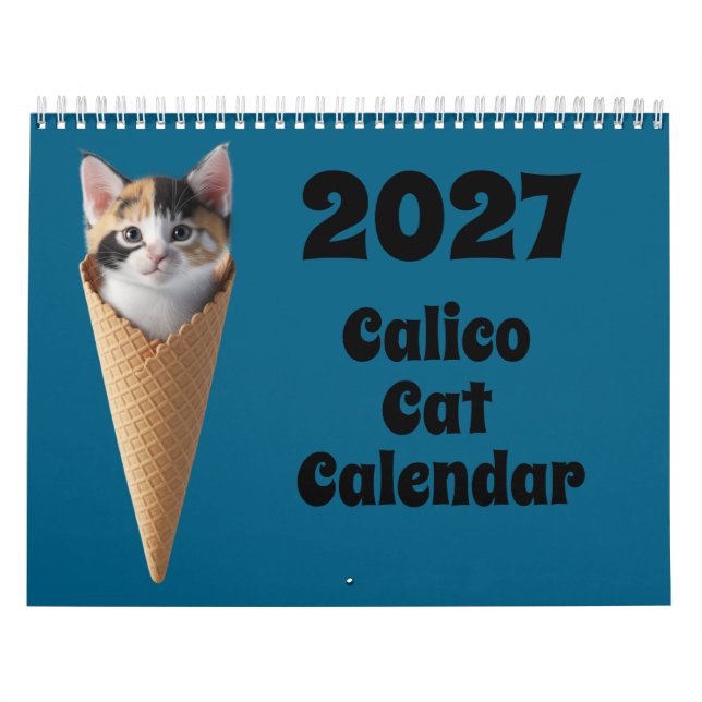 Calendário de Gatos Malhados 2027 (Capa)