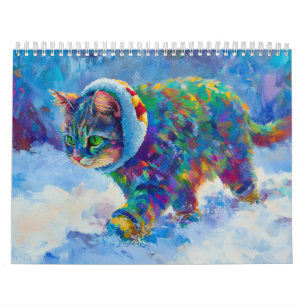 Calendário de Gatos Paws & Whiskers 2026