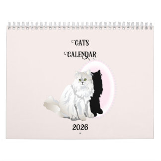 Calendário de Gatos por Mês