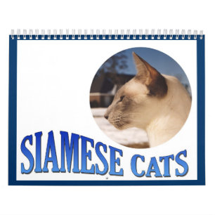 Calendário de Gatos Siameses 2022