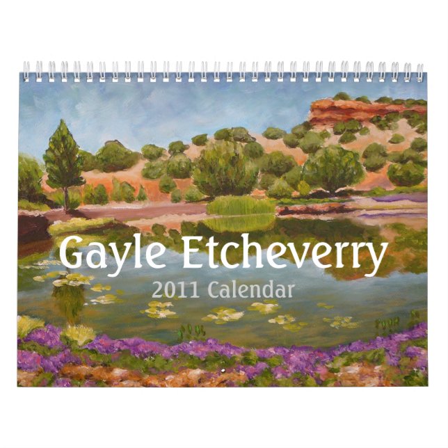 Calendário de Gayle Etcheverry 2011 (Capa)