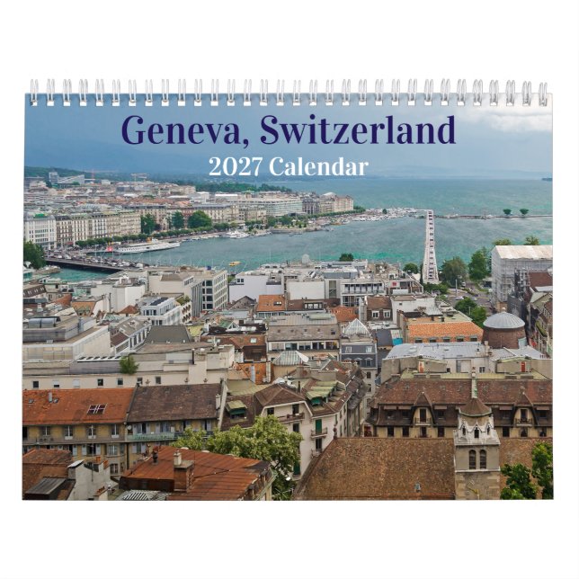 Calendário de Genebra, Suíça 2027 (Capa)