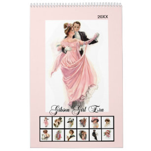 Calendário de Gibson Girls Wall 2021