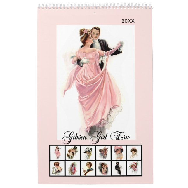Calendário de Gibson Girls Wall 2021 (Capa)