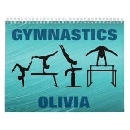 Calendário de ginástica