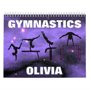 Calendário de ginástica