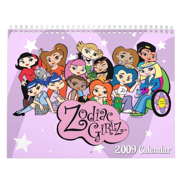 Calendário de Girlz 2009 do zodíaco (Capa)