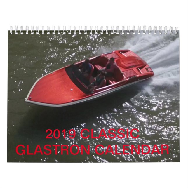 Calendário de Glastron de 2019 clássicos (Capa)