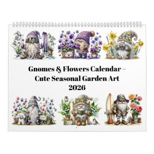 Calendário de Gnomos e Flores de Nascimento de 202