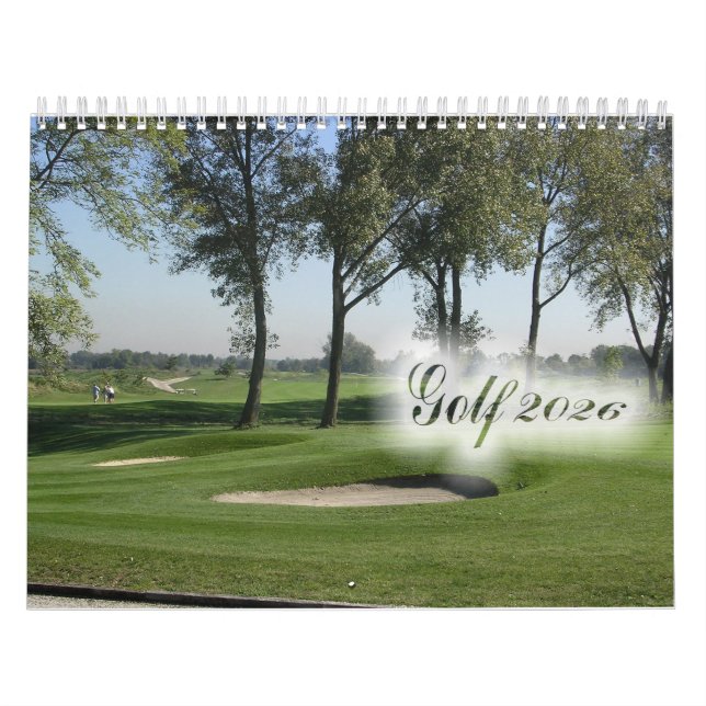 Calendário de Golfe 2026 (Capa)