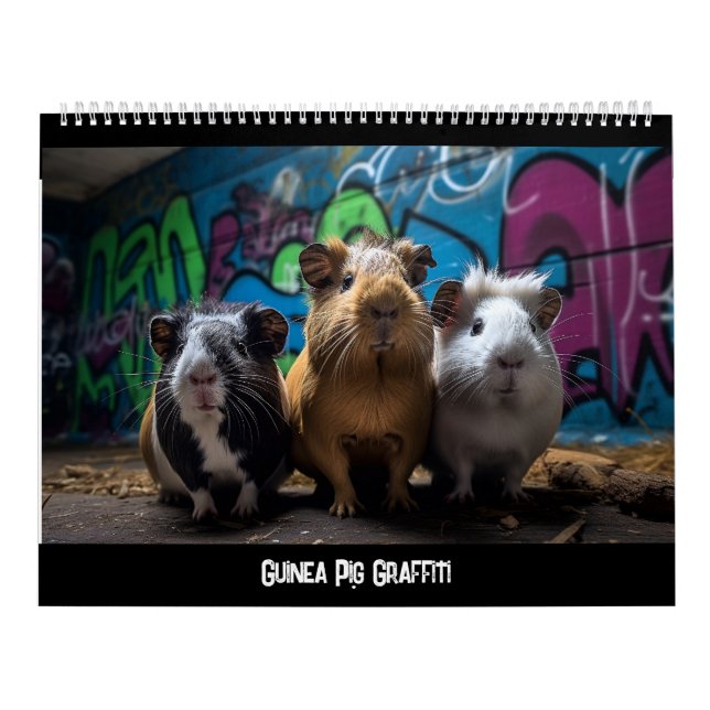 Calendário de Grafite de Suíno Guiné (Capa)