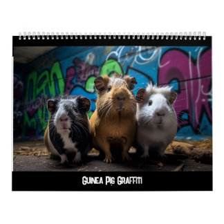 Calendário de Grafite de Suíno Guiné