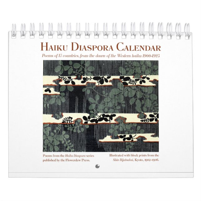 Calendário de Haiku Diaspora 2024 (Capa)