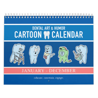 Calendário de Histórias em quadrinhos e Cartoons D