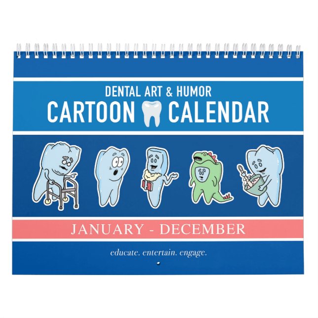 Calendário de Histórias em quadrinhos e Cartoons D (Capa)