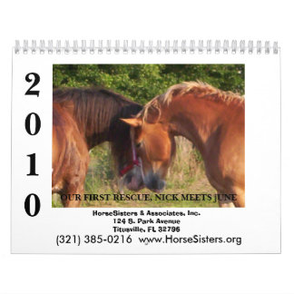 CALENDÁRIO DE HORSESISTERS 2010