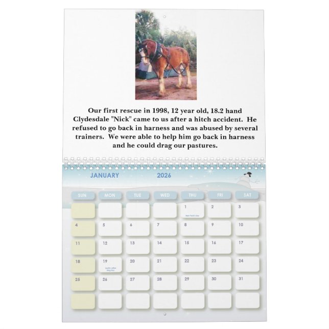 CALENDÁRIO DE HORSESISTERS 2010 (Jan 2026)