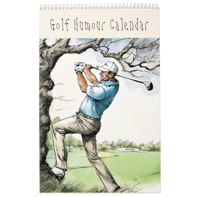 Calendário de Humor de Golfe (Capa)