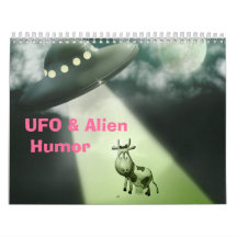 Calendário de Humor de OVNI e Alienígena