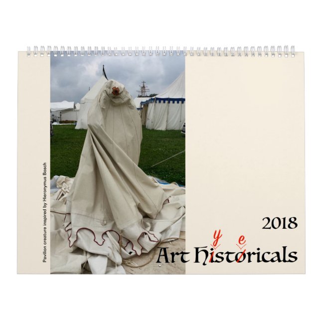 Calendário de Hystericals 2018 da arte (Capa)