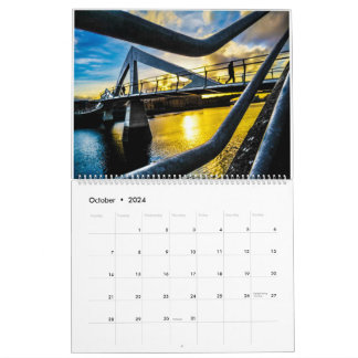 Calendário de Imagens de 2024 de Glasgow por Paul