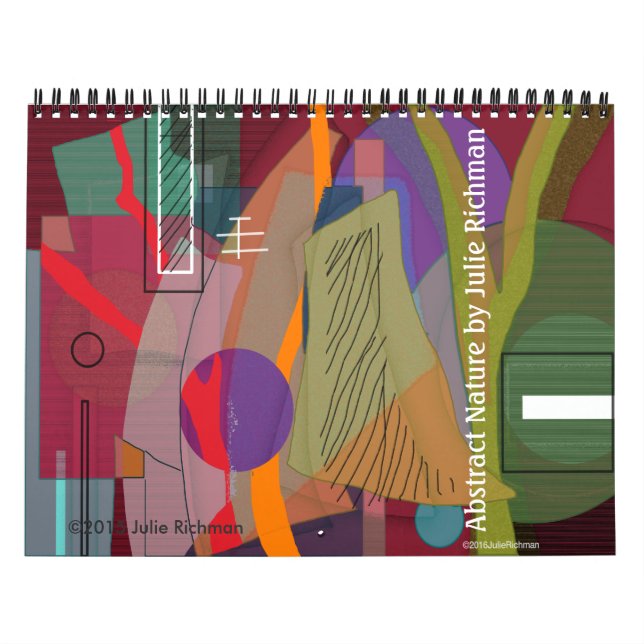 Calendário de Imagens de abstrato (Capa)