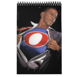 Calendário de Imagens do Presidente Obama e da Fam