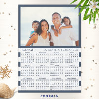 Calendário de Imãs de geladeira 2025 em espanhol c