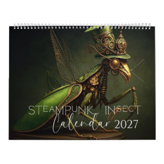 Calendário de Insetos Steampunk 2027