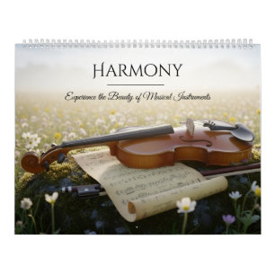 Calendário de Instrumentos Musicais – Foto Elegant