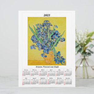 Calendário de Irissen para 2023 Vincent van Gogh