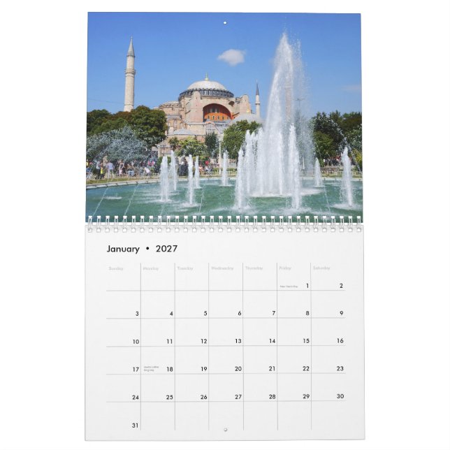 Calendário de Istambul 2012 (Jan 2027)