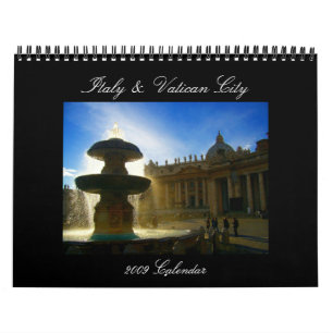 Calendário de Italia & de vaticano 2009