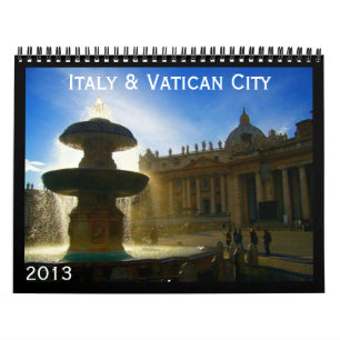 calendário de Italia & de vaticano 2013