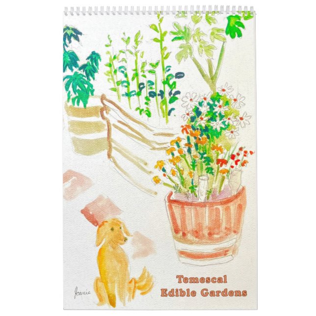 Calendário de Jardins Comestíveis de Temescal (Capa)