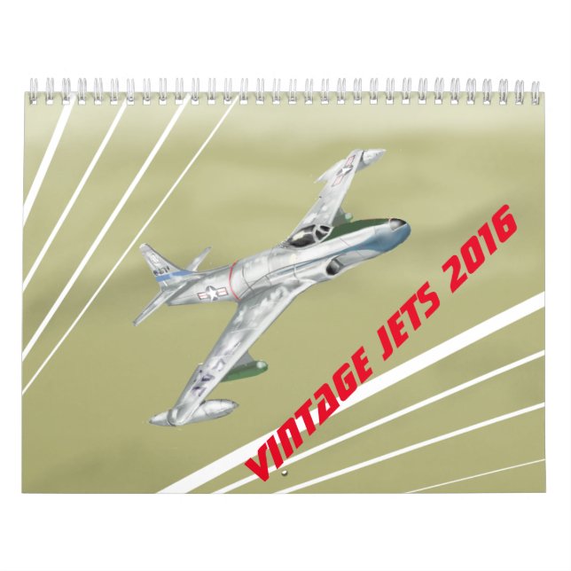 Calendário de Jatos de Vintage 2016 (Capa)