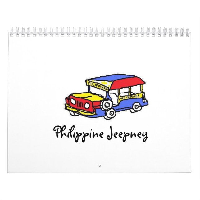 Calendário de Jeepney Filipinas (Capa)