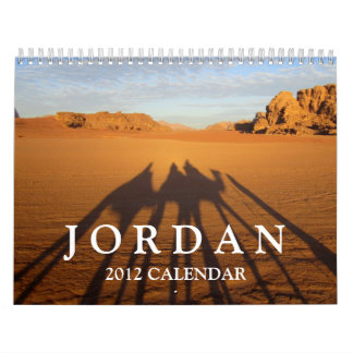 Calendário de Jordão 2012