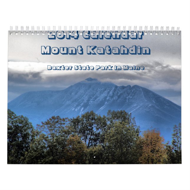 Calendário de Katahdin de 2014 montagens (Capa)