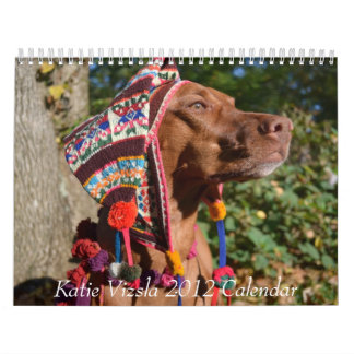 Calendário de Katie Vizsla 2012