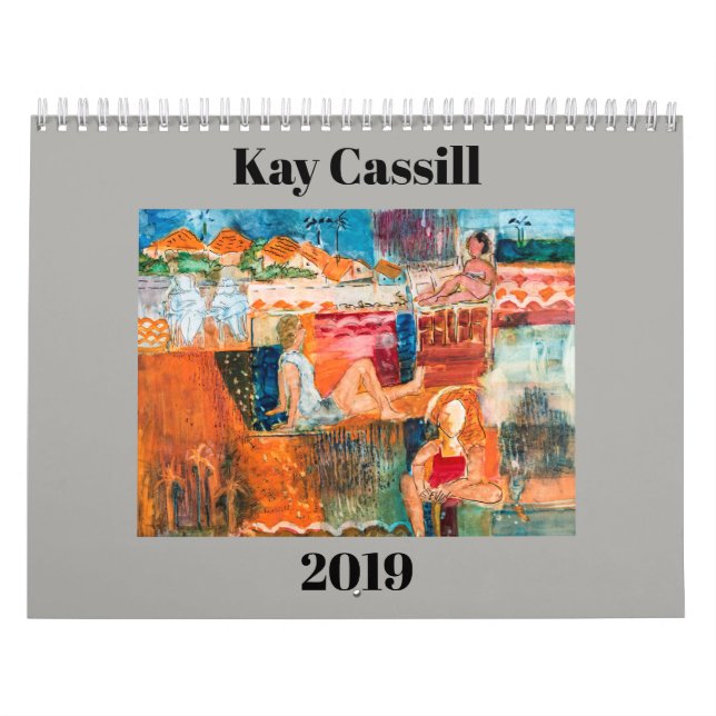 Calendário de Kay Cassill 2019 - série de Cote (Capa)