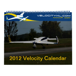 Calendário de Kitplane Velocity 2012 - Todos os ta