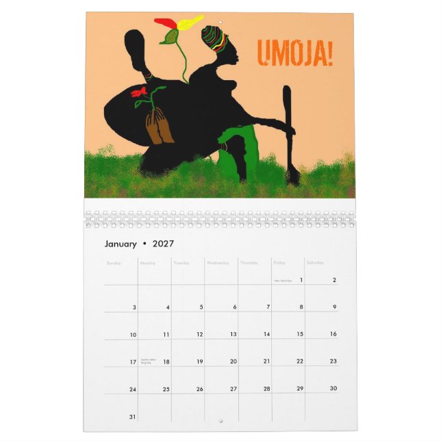 CALENDÁRIO DE KWANZAA (Jan 2027)
